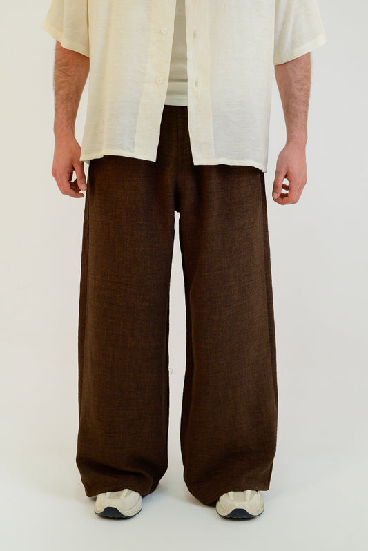 Linen Pant Brown