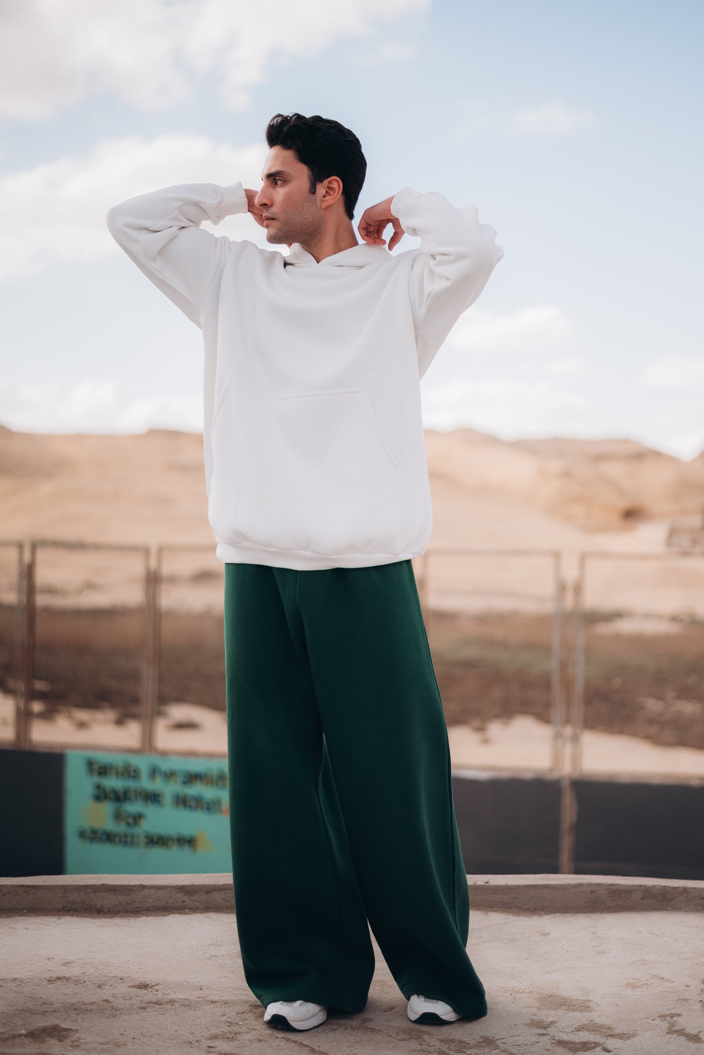 Bohemian Set | Off-White & Green