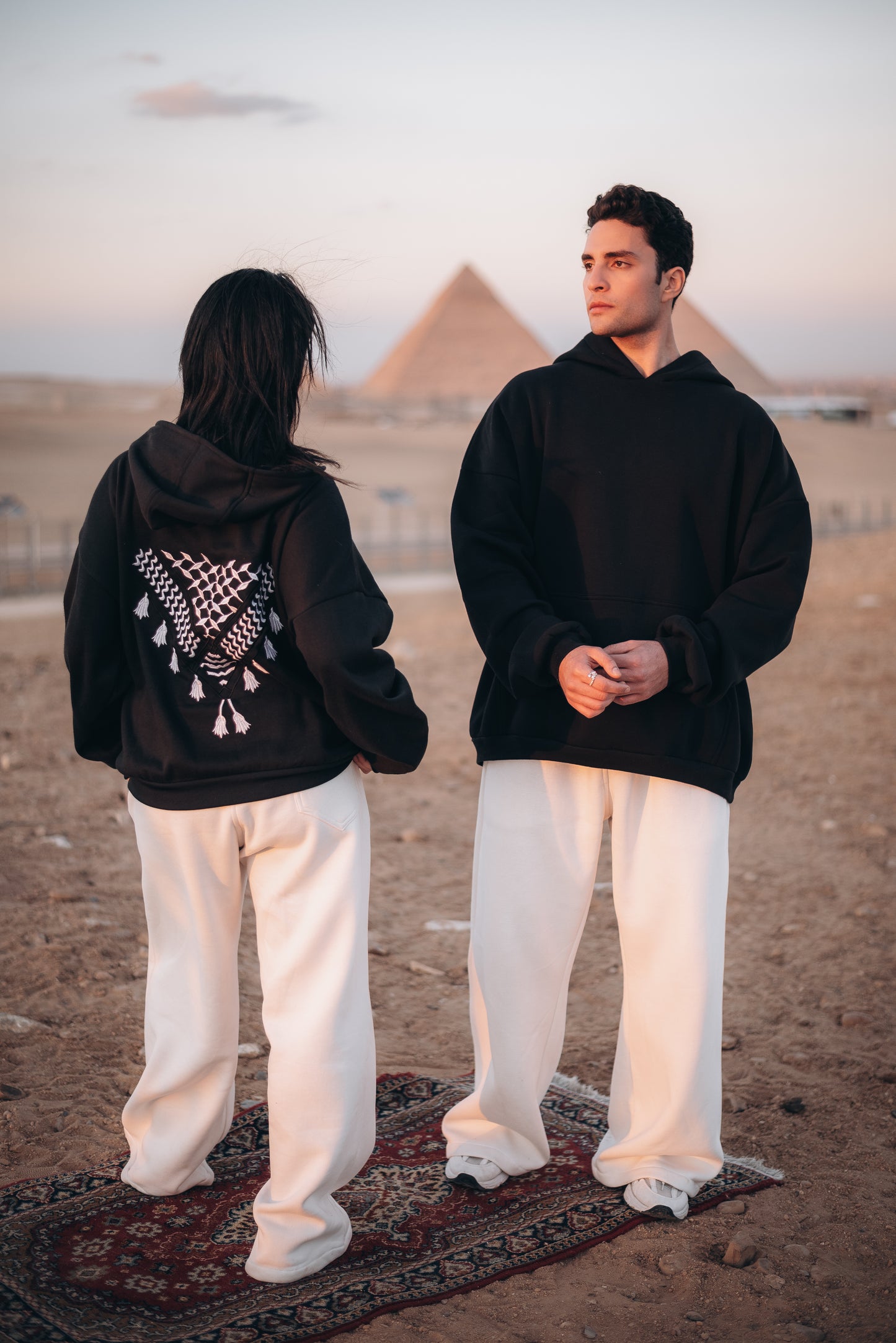 Arabian set | black & off-white