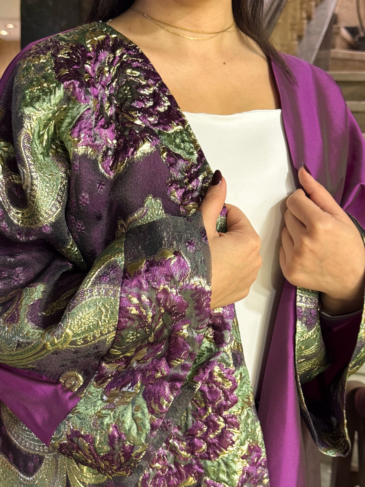 Mauve Crown Kaftan